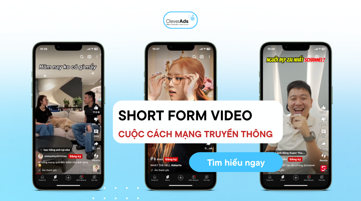 Short Form Video – Cuộc cách mạng truyền thông