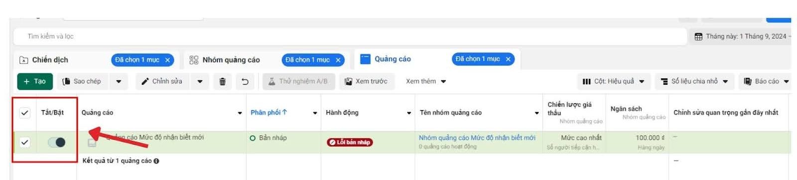 quảng cáo facebook