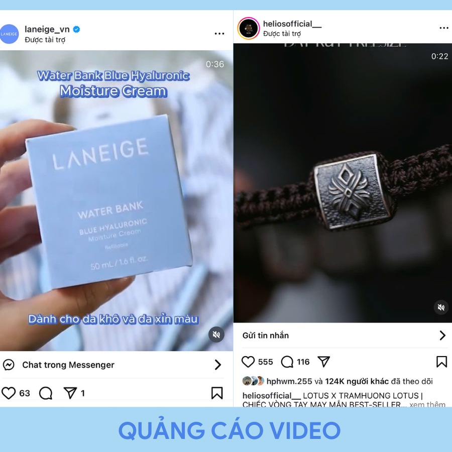 quảng cáo instagram