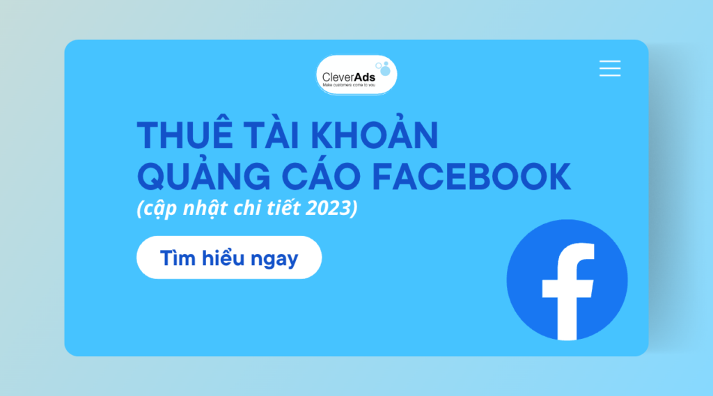 Thuê tài khoản quảng cáo Facebook