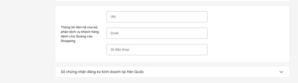 quảng cáo google shopping