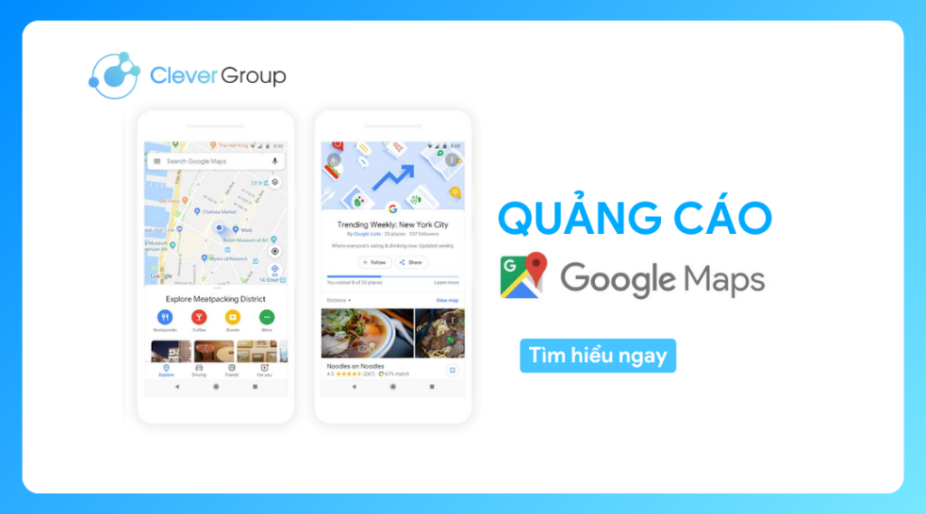 quảng cáo google maps