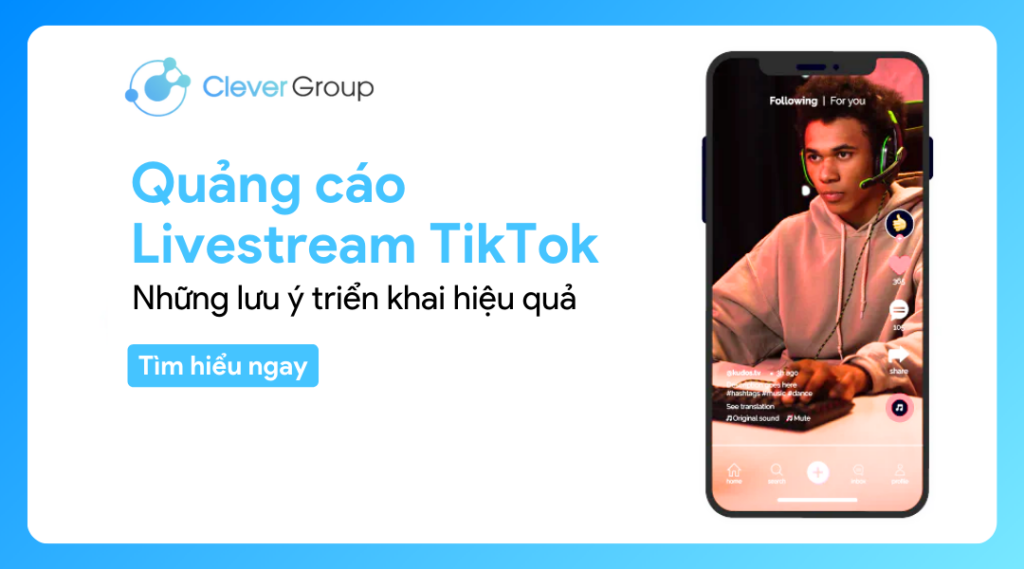 quảng cáo livestream tiktok
