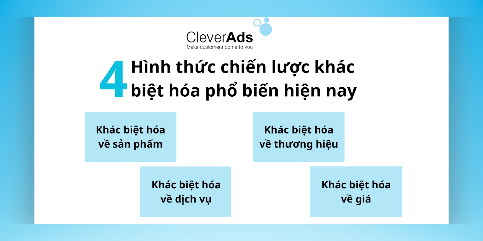 chiến lược khác biệt hóa