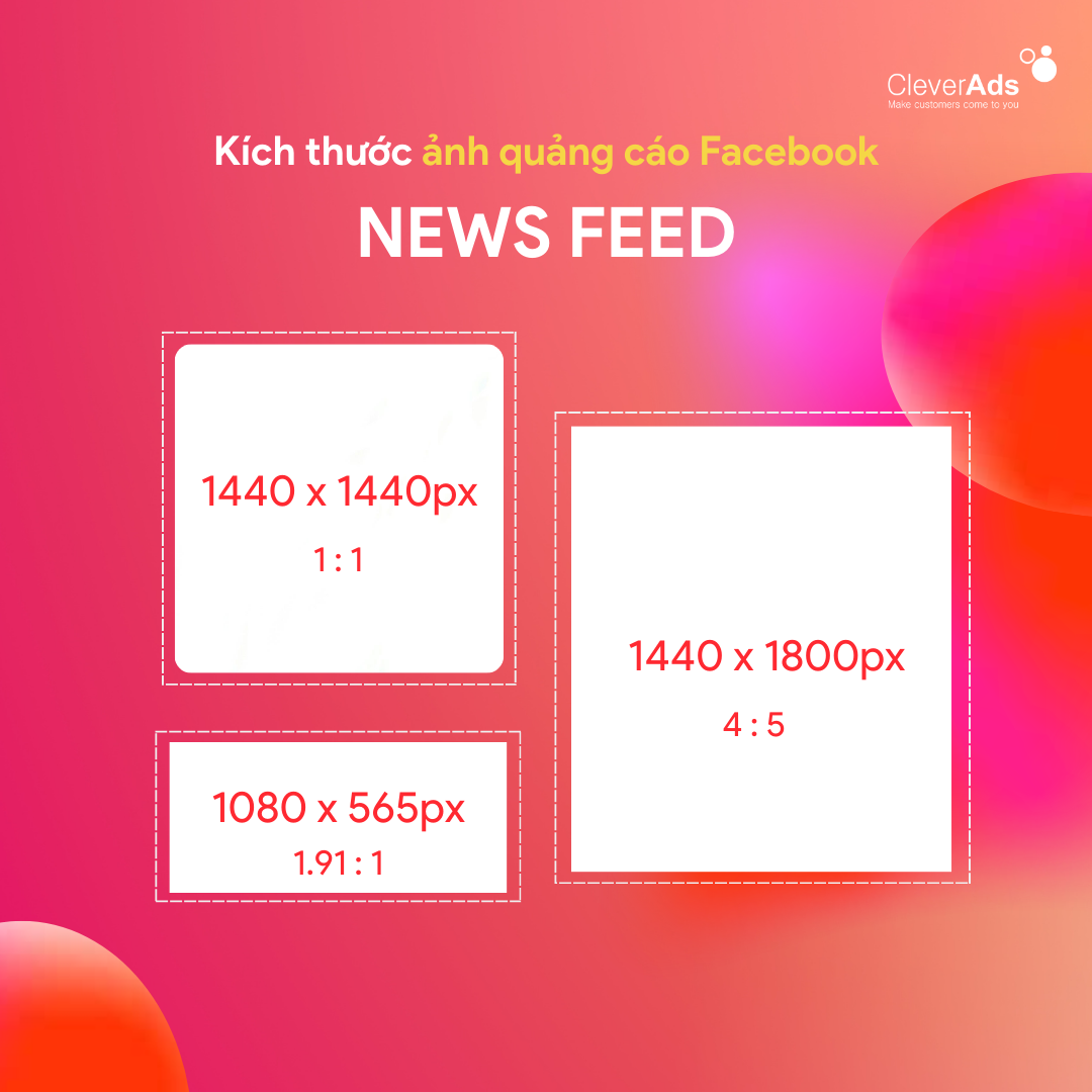 Kích thước quảng cáo Facebook