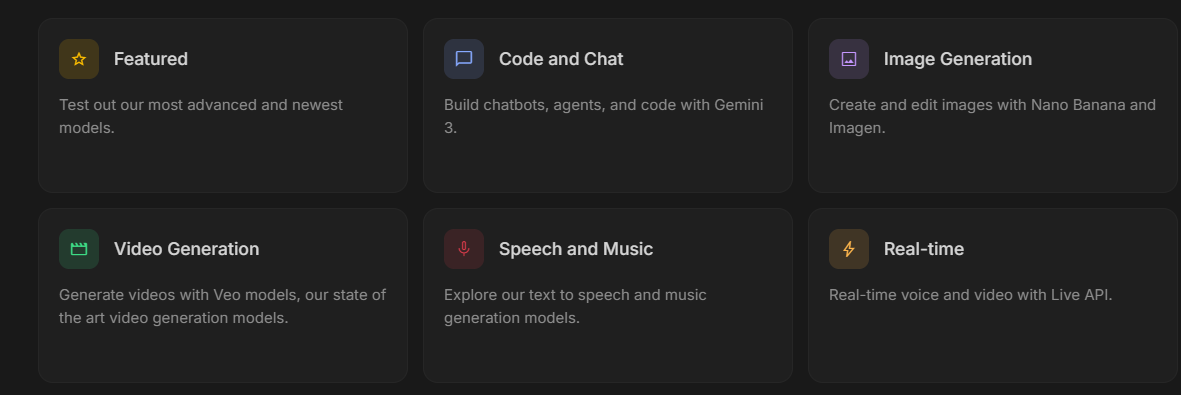 Google ai studio
