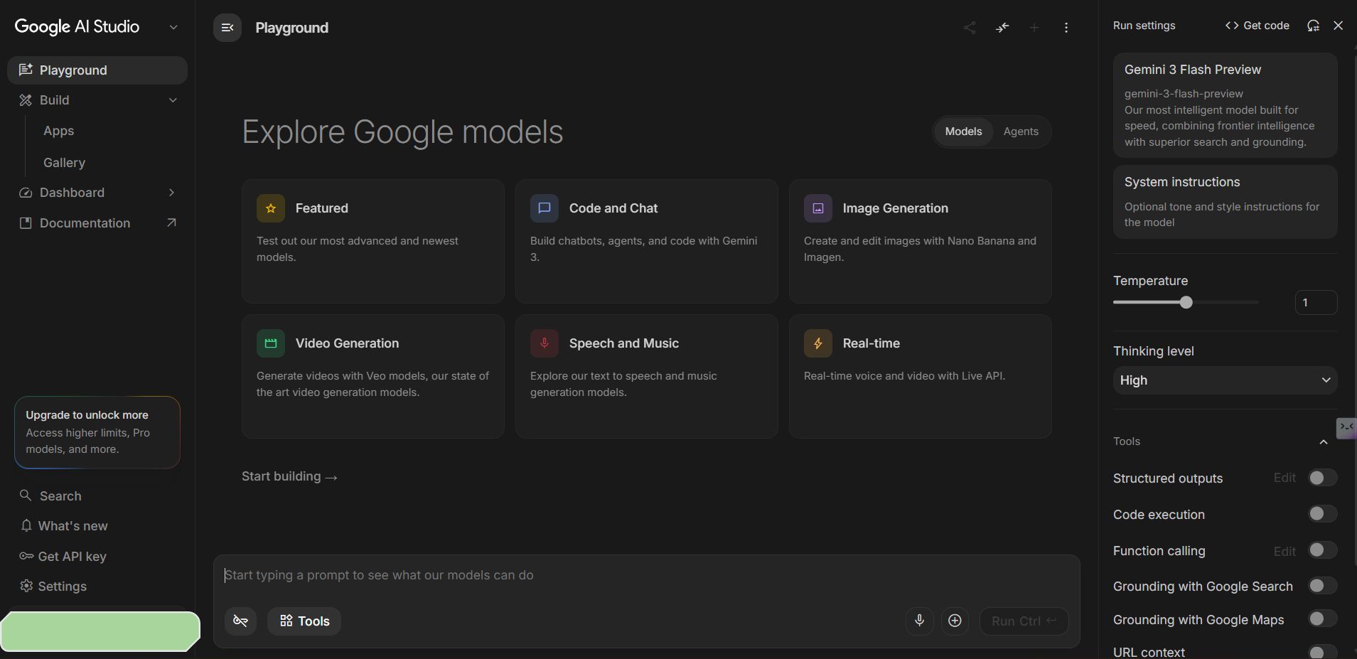 google ai studio