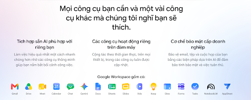 dịch vụ Google Workspace